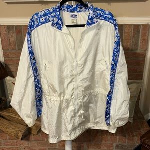 Pro Spirit | Vintage 80/90’s Windbreaker Paisley Jacket | Women Size: Large